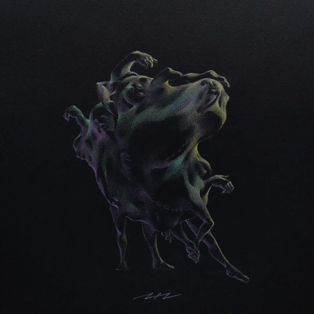 Figuras em dança — pastéis